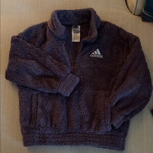 Adidas Dark Purple Fleece Jacket